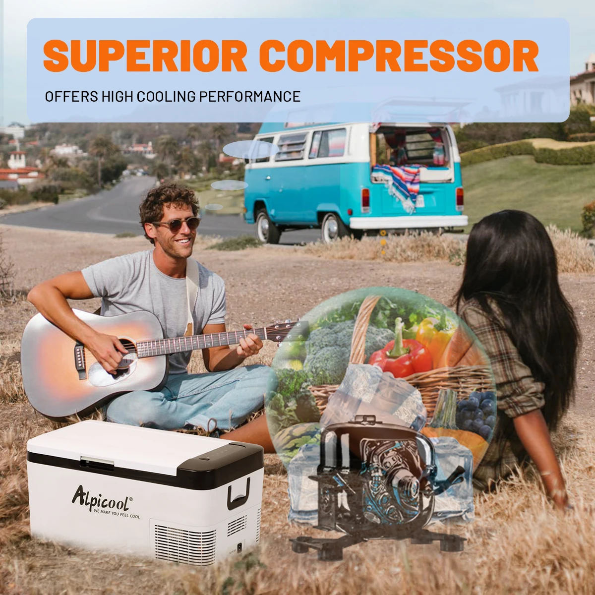 DC12/24v 18/25L Car Refrigerator Compressor Freezer Mini Incubator Portable Fridge Outdoor Camping Must-have Party