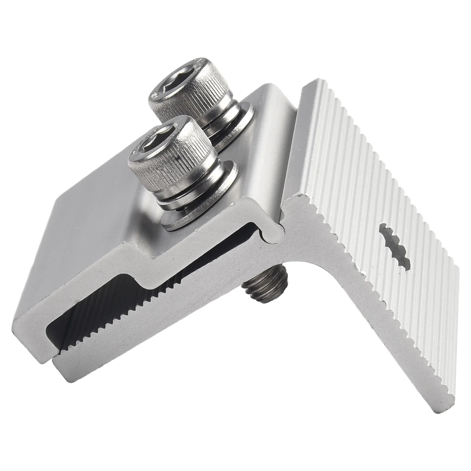 Aluminum 45mm 52mm Standing Seam Clamp For Solar PV Array Mounting On Commercial And Industrial Metal Roof Structures