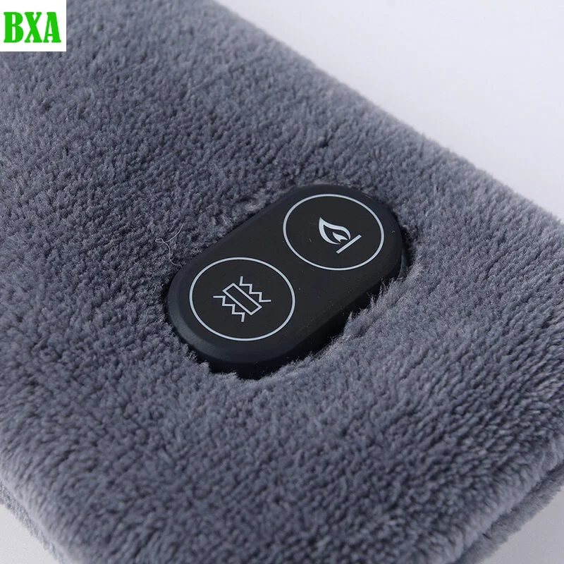 Aquecimento elétrico Plush Collar Lenço, Lenço de Massagem Ajustável, USB Recarregável, 3 Engrenagens, 4 Modos, Warm Winter, Novo