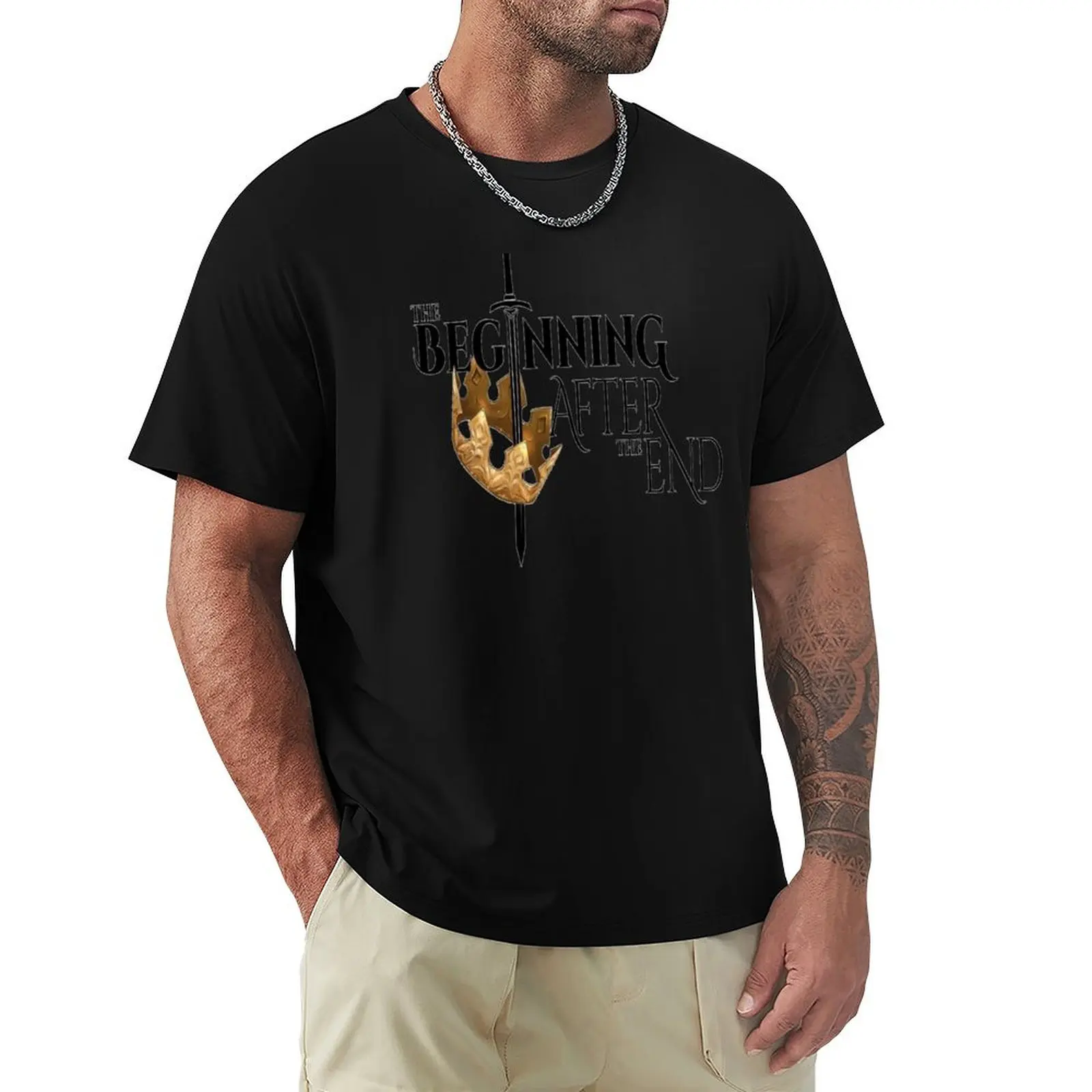 The beginning after the end logo T-Shirt Plus Size Lightweight Top