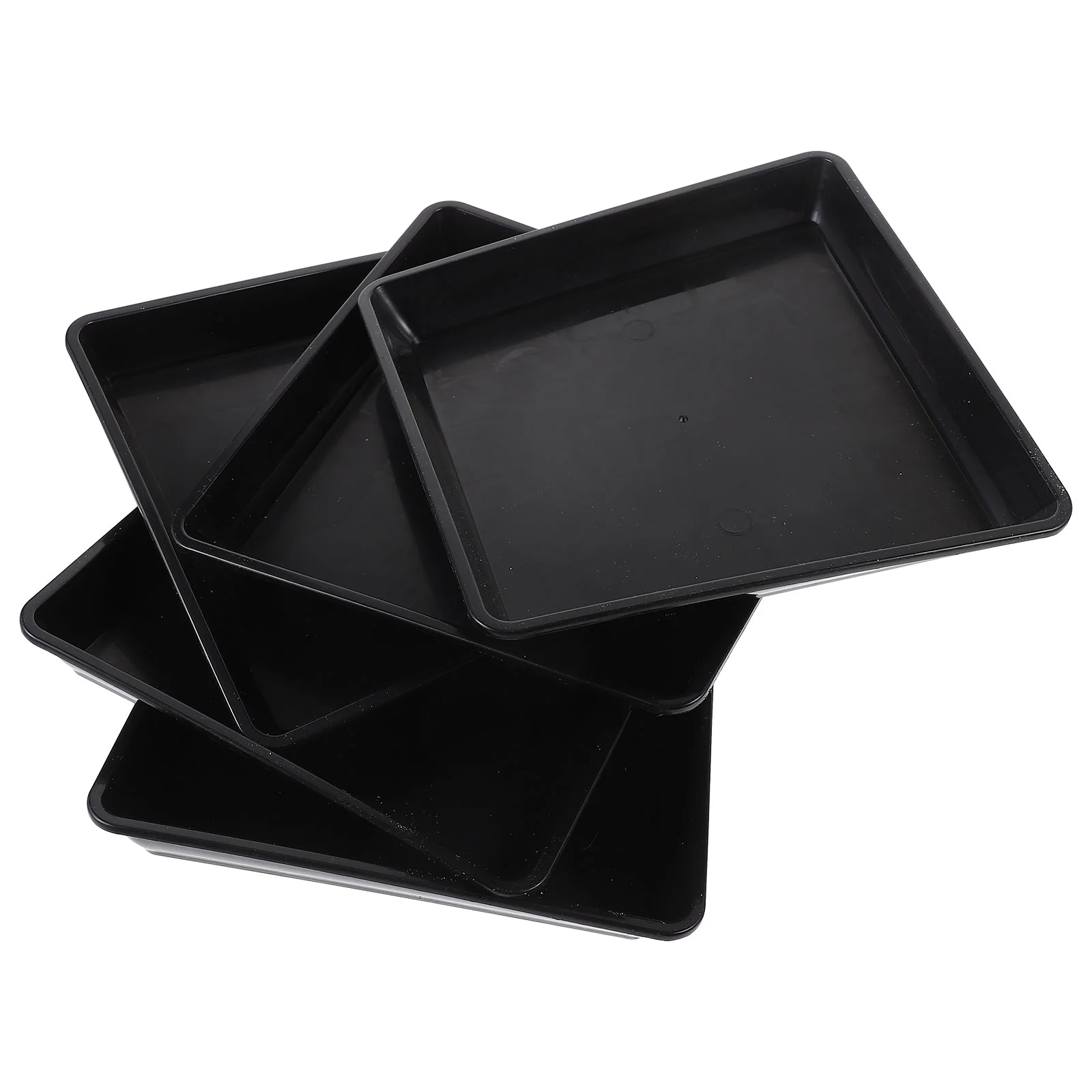 

5 Pcs Flowerpot Support Houseplants Perlite for Holder Pallet Watering Tray Saucer Square Plastic Raw Material Planter