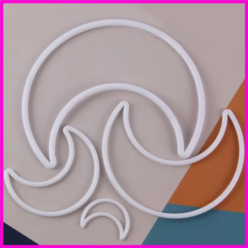 57be White Plastic Plastic Moon Home Crafting для создания проектов Projects