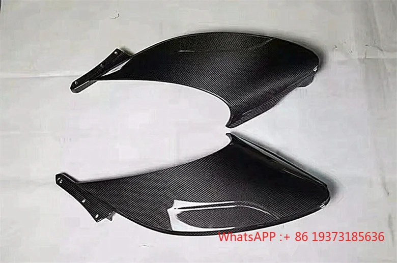 New 3K Diagonal Woven Carbon Fiber Side Rear Fender Vent for McLaren 650S MP4-12C Body Kit view 3