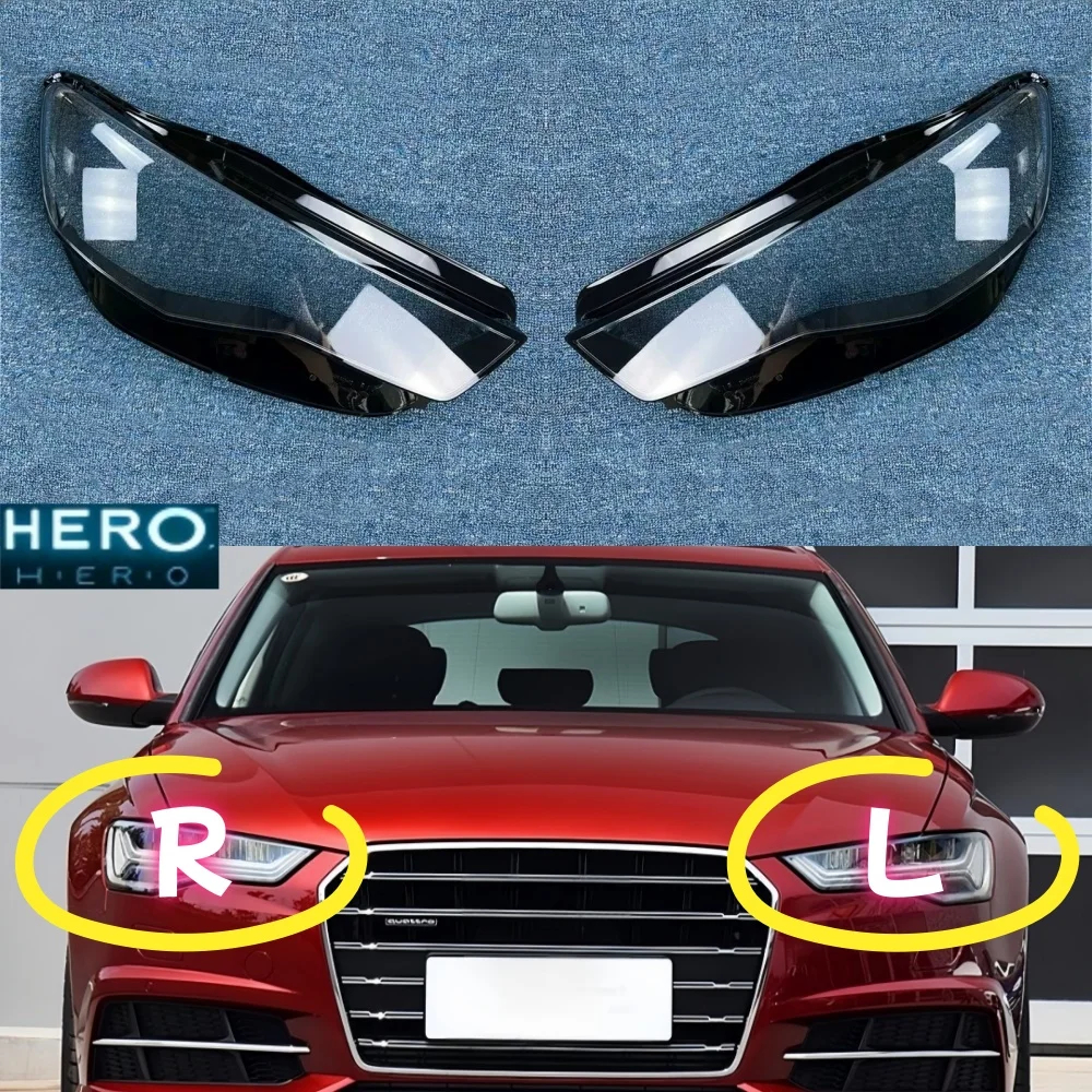 

Fit for Audi A6 C7 2016 2017 2018 Car Headlight Cover cap Headlamp Shade Head Lamp headlight lampcover automobil parts accessori