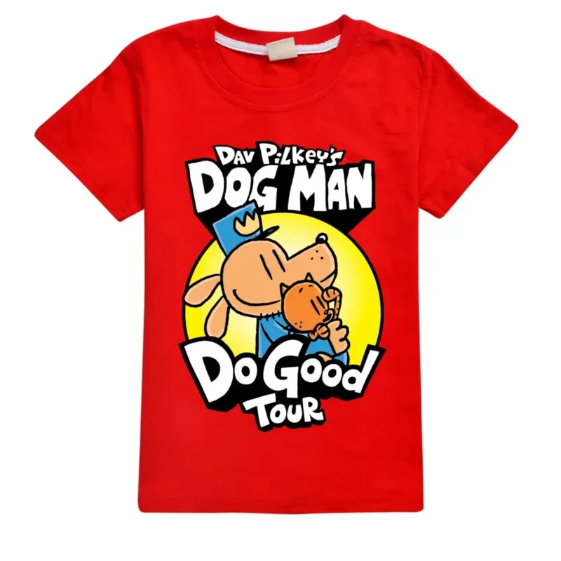 2025 New Kids Dog Man T - Shirt Dog Man Gifts Dog Man Merch Book Lover Captain Underpants World Book Day Dogman Dog Man Doga AA