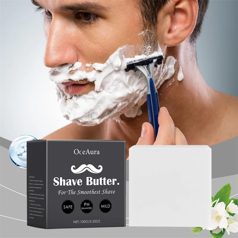 Men's Shaving Soap Gently Cleansing Smooth Shave Experience Deep Moisturizing And Soothing Dry Skin