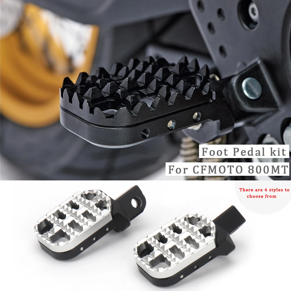 Motorcycle Accessories CNC Aluminum Foot Pegs Footpeg Pedals Footrest For CFMOTO CF MOTO 800MT 800 MT 800Mt 800mt