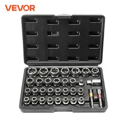 VEVOR-Juego de extractores de pernos de 29 piezas, juego de extractores de pernos y tuercas de 6mm a 10mm, 13/32 