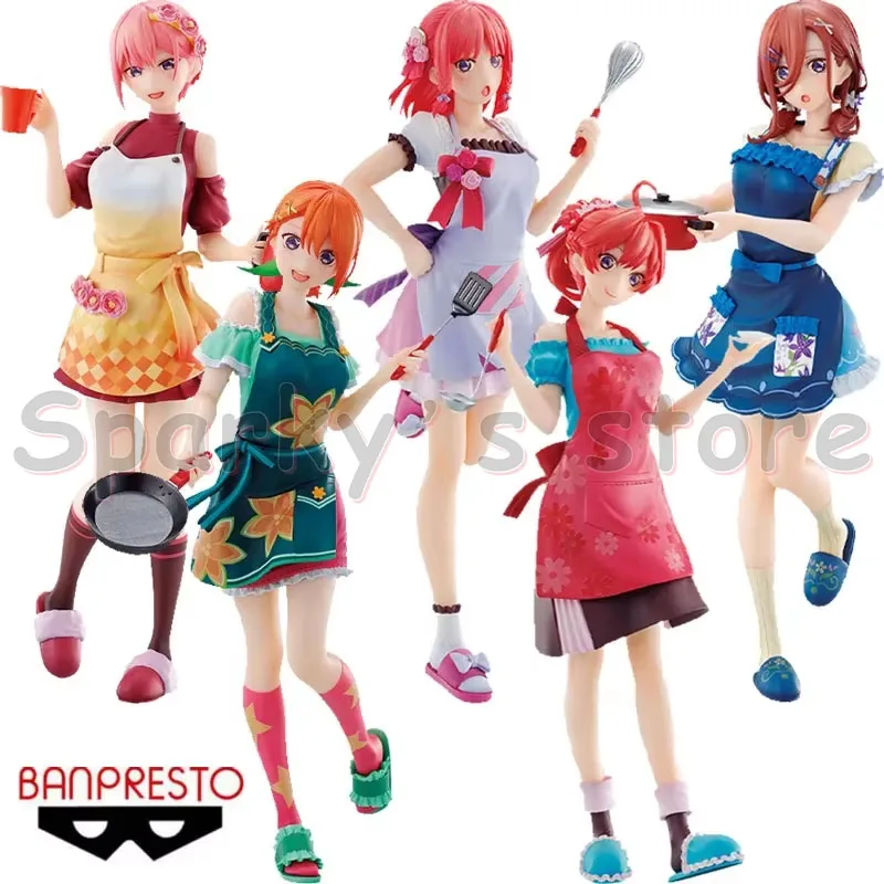 Bandai Original Ichiban KUJI The Quintessential Quintuplets Anime Figure Nakano Ichika Action Figure Toys For Kids Gifts Model