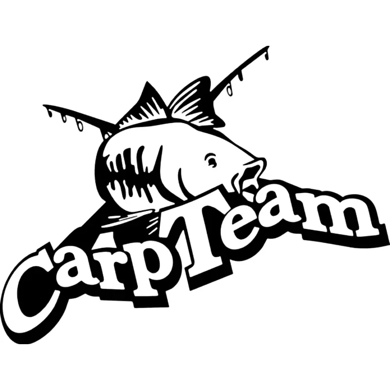 S51007 Various Sizes/Colors Car Stickers Vinyl Decal Carp Hunter Motorcycle Decorative Accessories Creative Waterproof