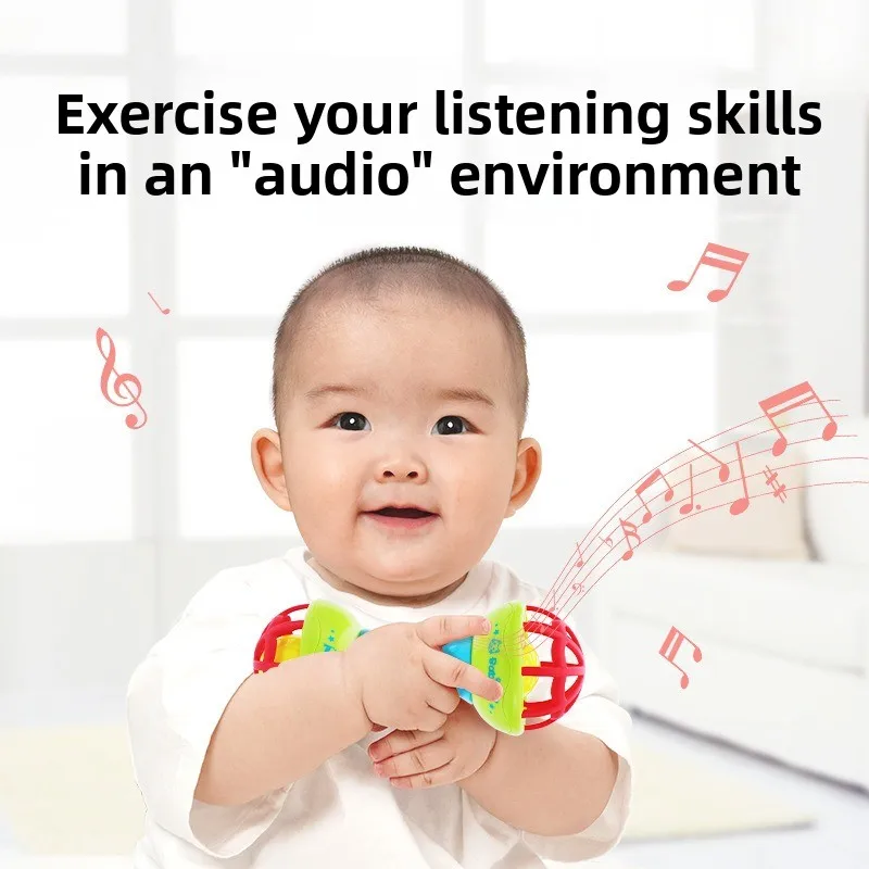 Baby Toys 3 Newborn Rattle for Little Ones 2-3 Months 0-1 Years 4 Grasping Training 6 Sensory Training