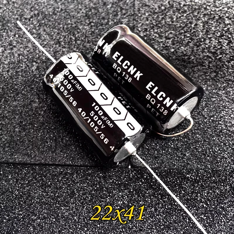 ELCNK BQ 100uf 500v 500v100uf Axial Polarized High Voltage Gallbladder Machine Filter Capacitor