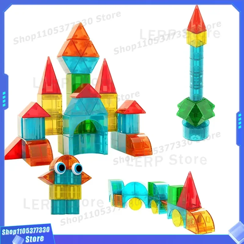 Wholesale Magnetic Cube Puzzle Blocks Decompression Toy for Kids Children Educational Brain Teaser Fidget Stress Relief Gift