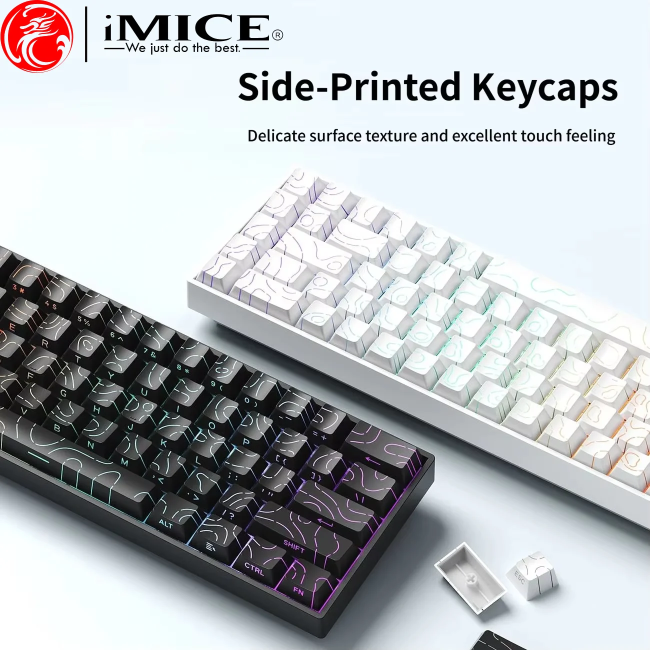 61-Keys Magnetic Switch Gaming Mechanical Wired Keybaord Hot Swappable For Pro Esports RGB Backlit PBT Keycaps Keyboard For PC