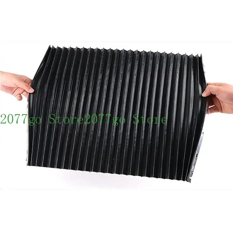 

Y1UD Portable Milling Machine Part Accordion Way Cover Rubber Cover Mill Tool 400x600mm/15.75x23.62 inches Fit for 3# 4#