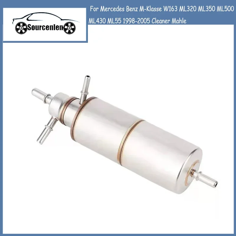 Fuel Filter For Mercedes Benz M-Klasse W163 ML320 ML350 ML500 ML430 ML55 1998-2005 Cleaner Mahle 1634770801 KL438