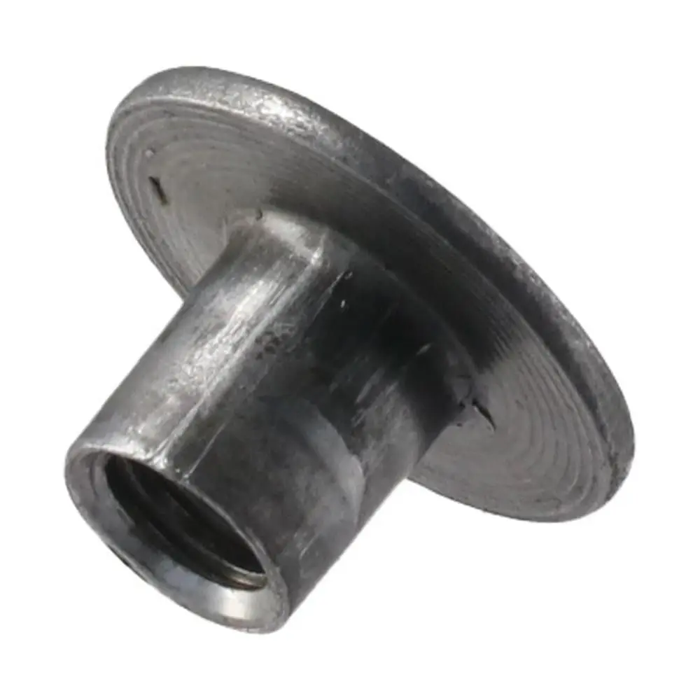 30Pcs M6 M8 Tee Nut Carbon Steel Through Hole T-Shaped Weld Nut Round Base Female Thread Mounting Hardware Fastener