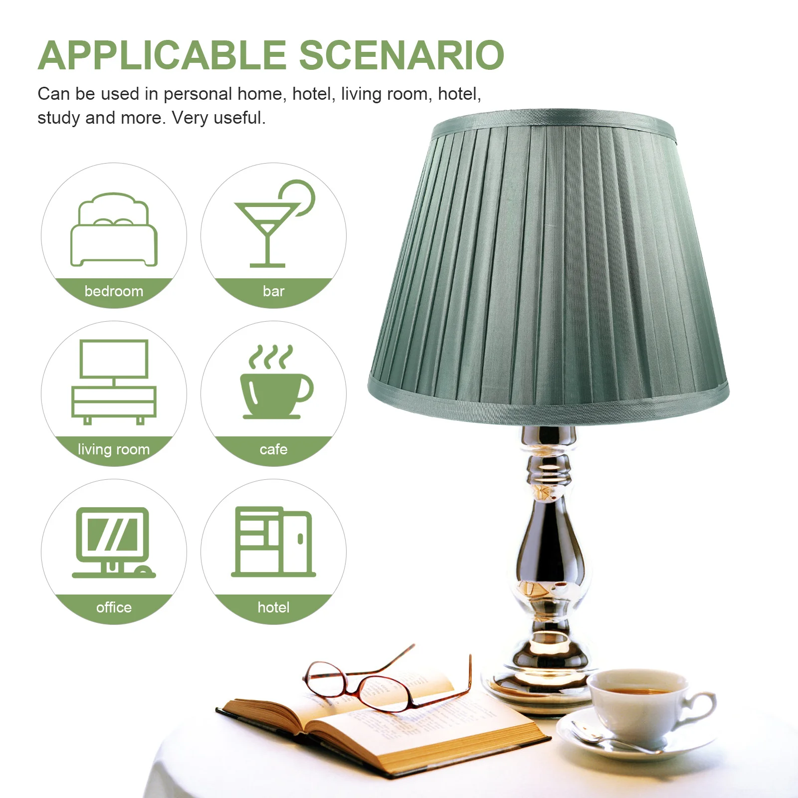

Modern Large Lampshade for Desk Floor Lamps E27 E14 Smooth Touch Easy to Install Lamp Shade Replacement Lampshades