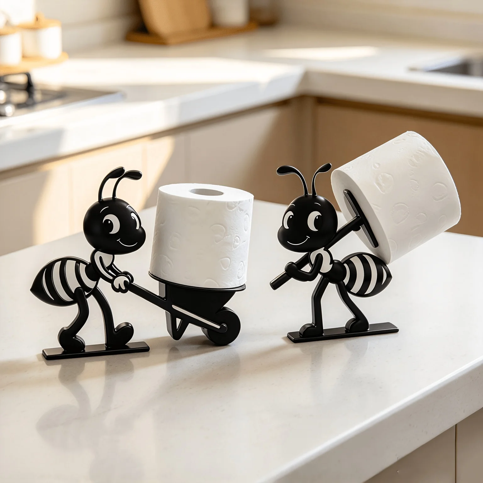 Cute Bee Toilet Paper Holder, holds 1 roll, artistic design to decorate your bathroom.