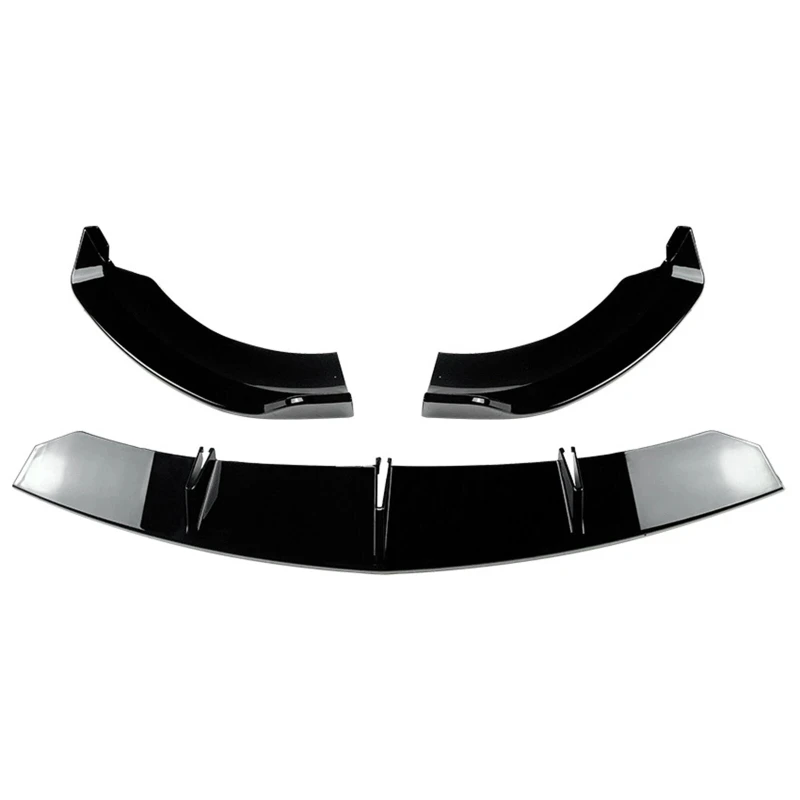 Glänzend schwarze Frontstoßstangenspoilerlippe für Mercedes Benz E-Klasse W213 E260 E300 E43 E200 E220 E63 AMG 2016–2020 Bodykits Tuning – Detail 5