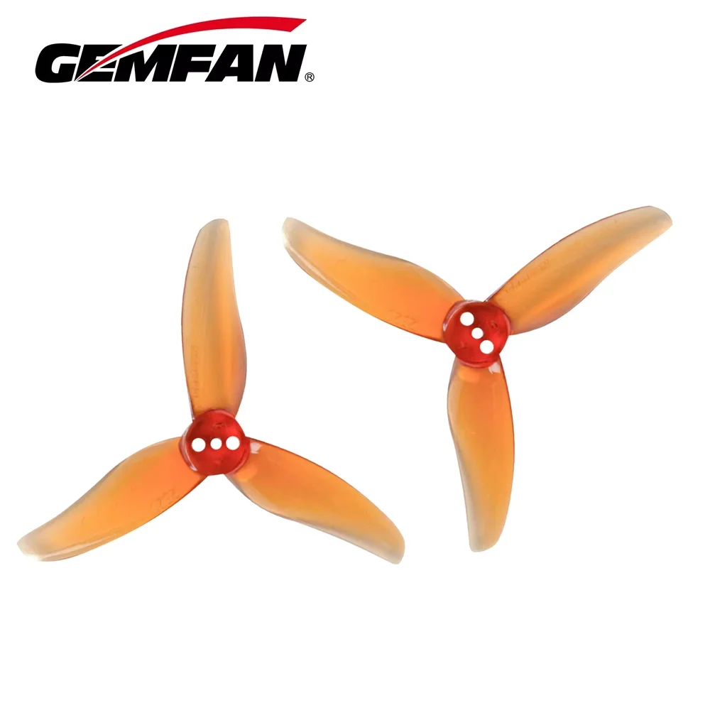 4Pairs Gemfan Hurricane 2520 2.5X2X3 3-Blade PC Propeller CW CCW for FPV Freestyle 2.5inch Drone 1106 1404 view 3