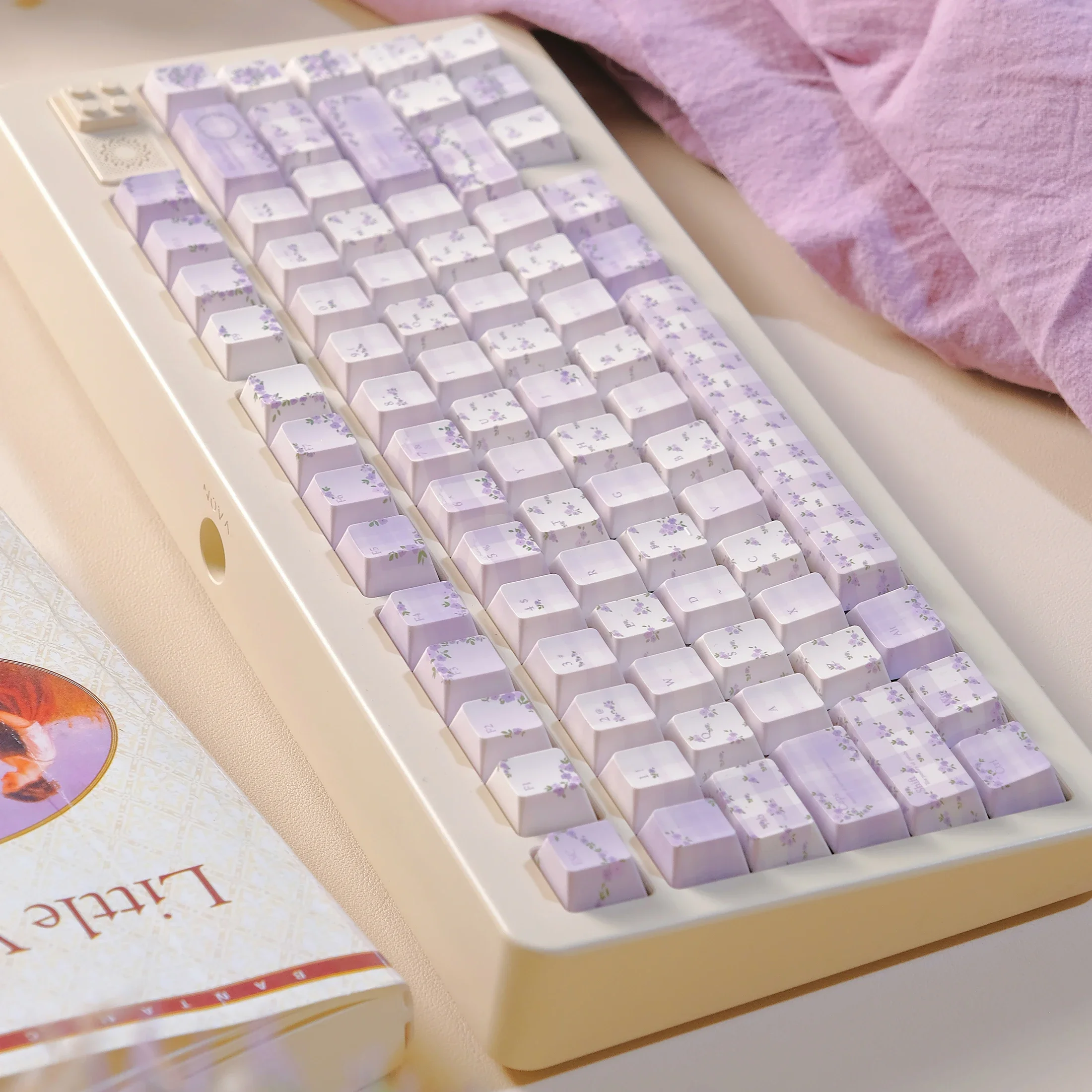 

Violet keycap PBT five-sided sublimation original height