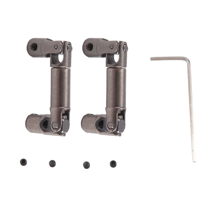 YSUN-2PCS アップグレード金属ドライビングシャフト WPL 1/16 B14 B14K B16 B16K MN90 MN90K MN91 RC カーパーツ クローラー トラック、チタン用