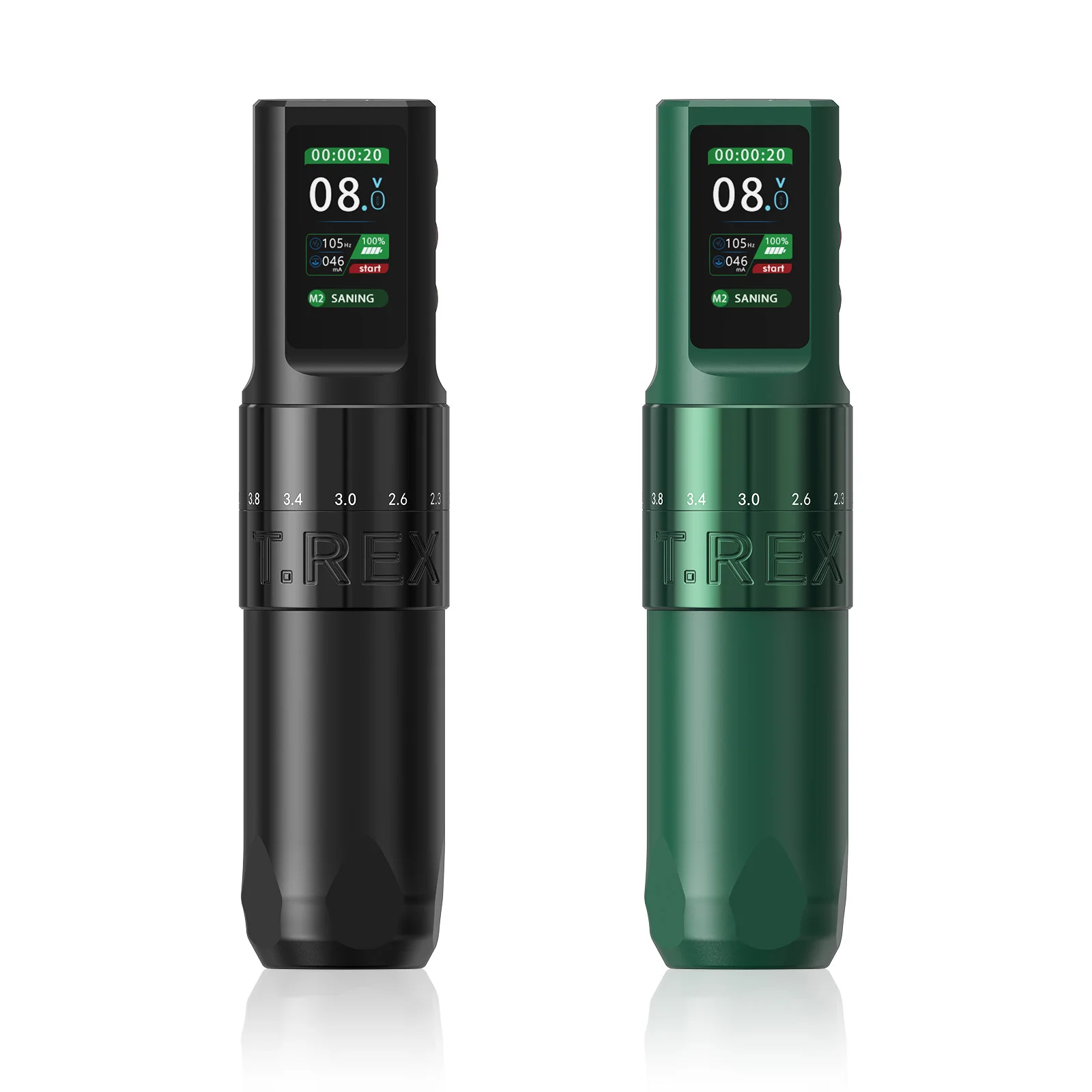 

Tattoo Kit T-Rex High Quality Tattoo Pen Kit with 7 Segment Travel Length Wireless Tattoo Machine Tattoo Gun Kit