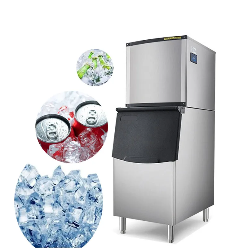 

Stainless Steel Ice Maker Machine 200kg/24H Commercial Cube Ice Machine in Stock