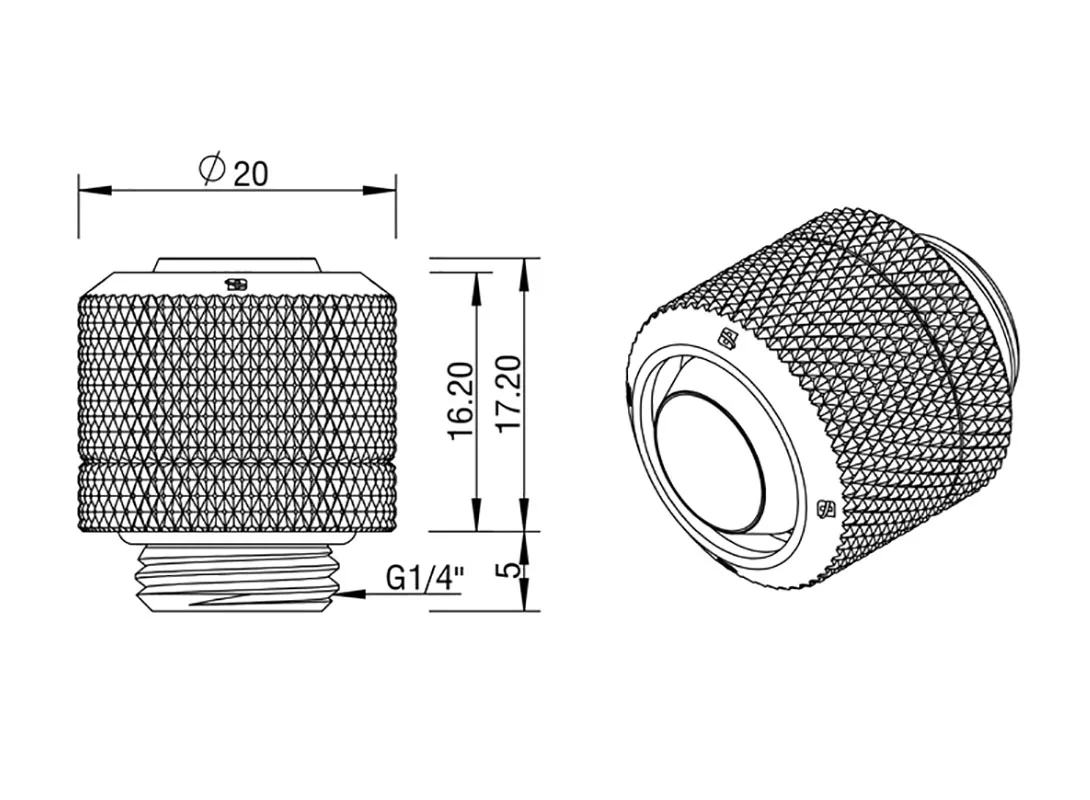 Barrow 12pcs,THKN-3/8-B03, 3/8