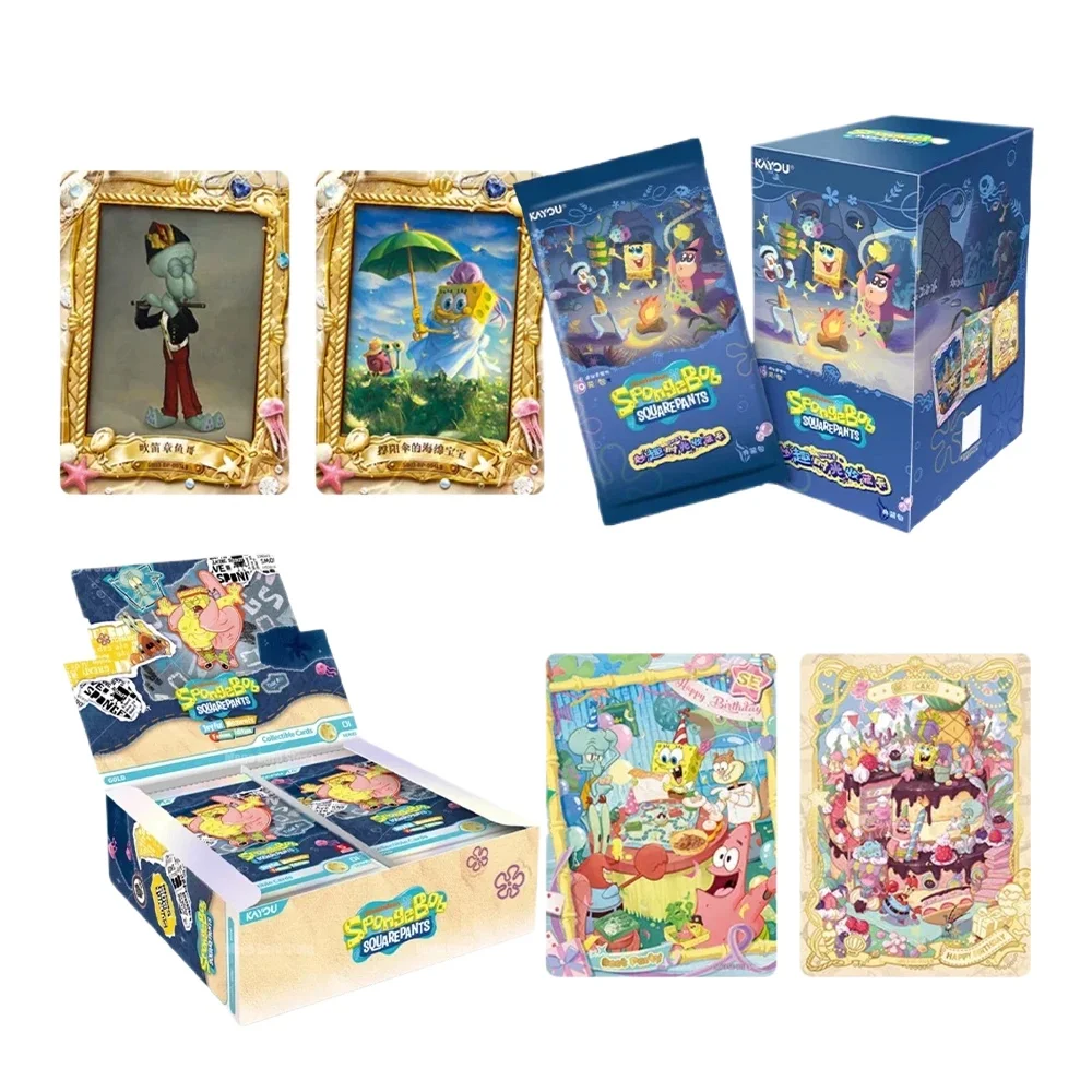 KAYOU SpongeBob SquarePants Collectible Cards, Fun Time Collector Pack Series 3, 233-Design Series, 4-5 Cards per Pack