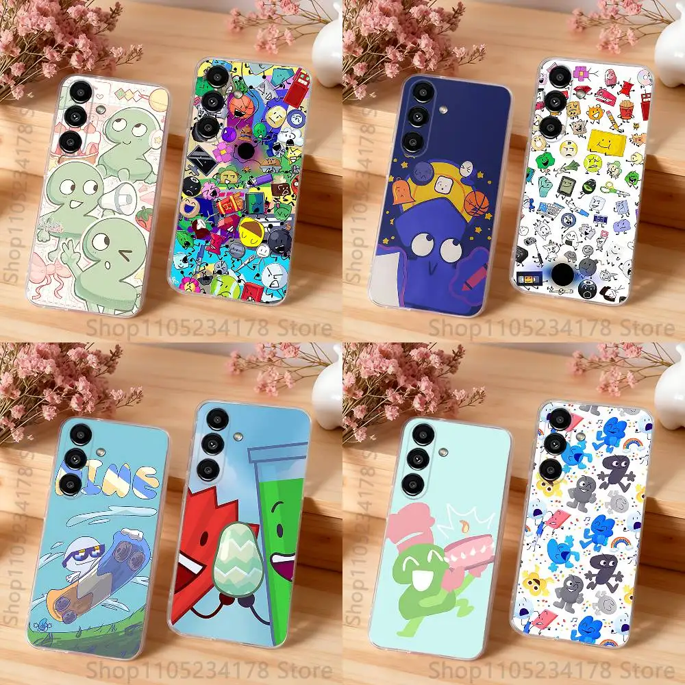 

Battle For Dream Island Clear Phone case suitable for Samsung S30,S25,S24,S23,S21,S22,S20,S10,5G,FE,lite,PIus,Ultra Transparent