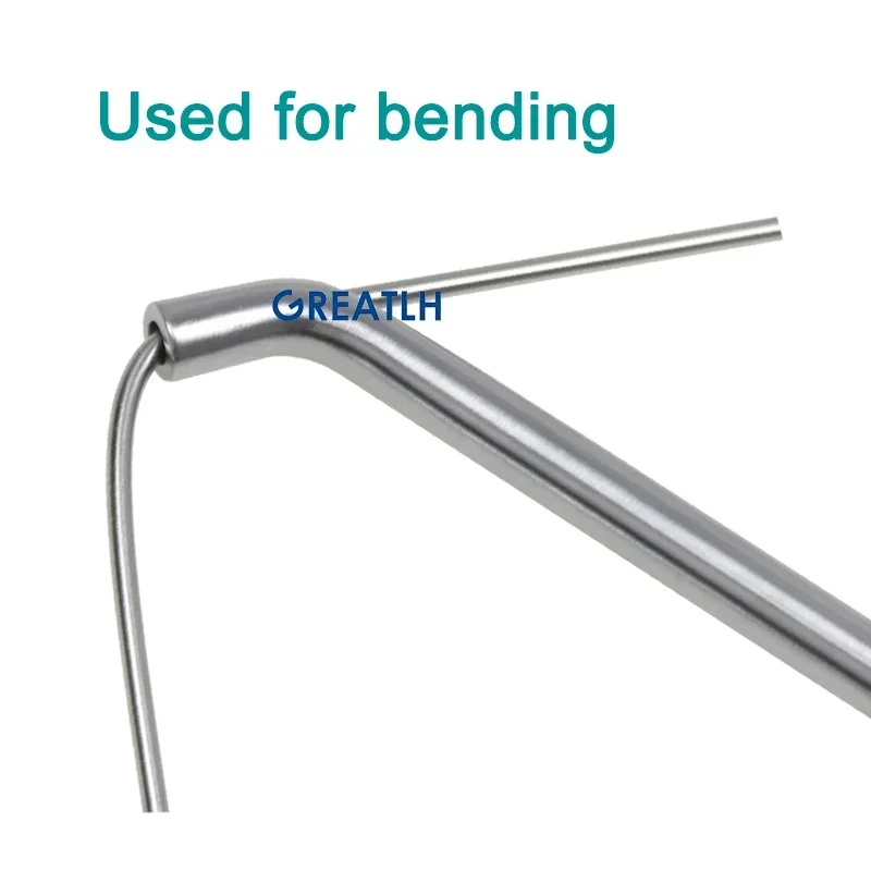 Medical Elastic Titanium Needle Bender Kirschner Wire Pin Bending Curving Rod Orthopedic Veterinary Instrument pet