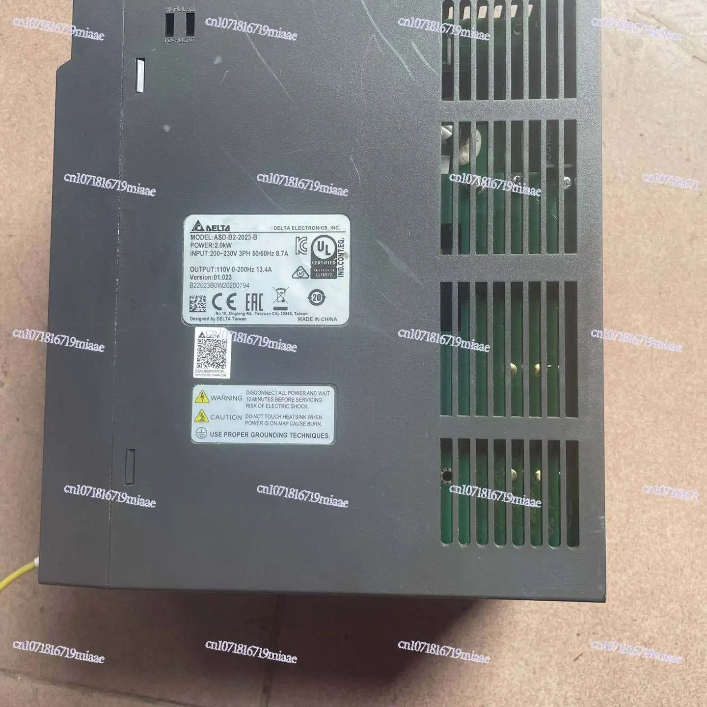 B2 Servo Driver ASD-B2-2023-B High Precision Motor Control for Industrial Automation