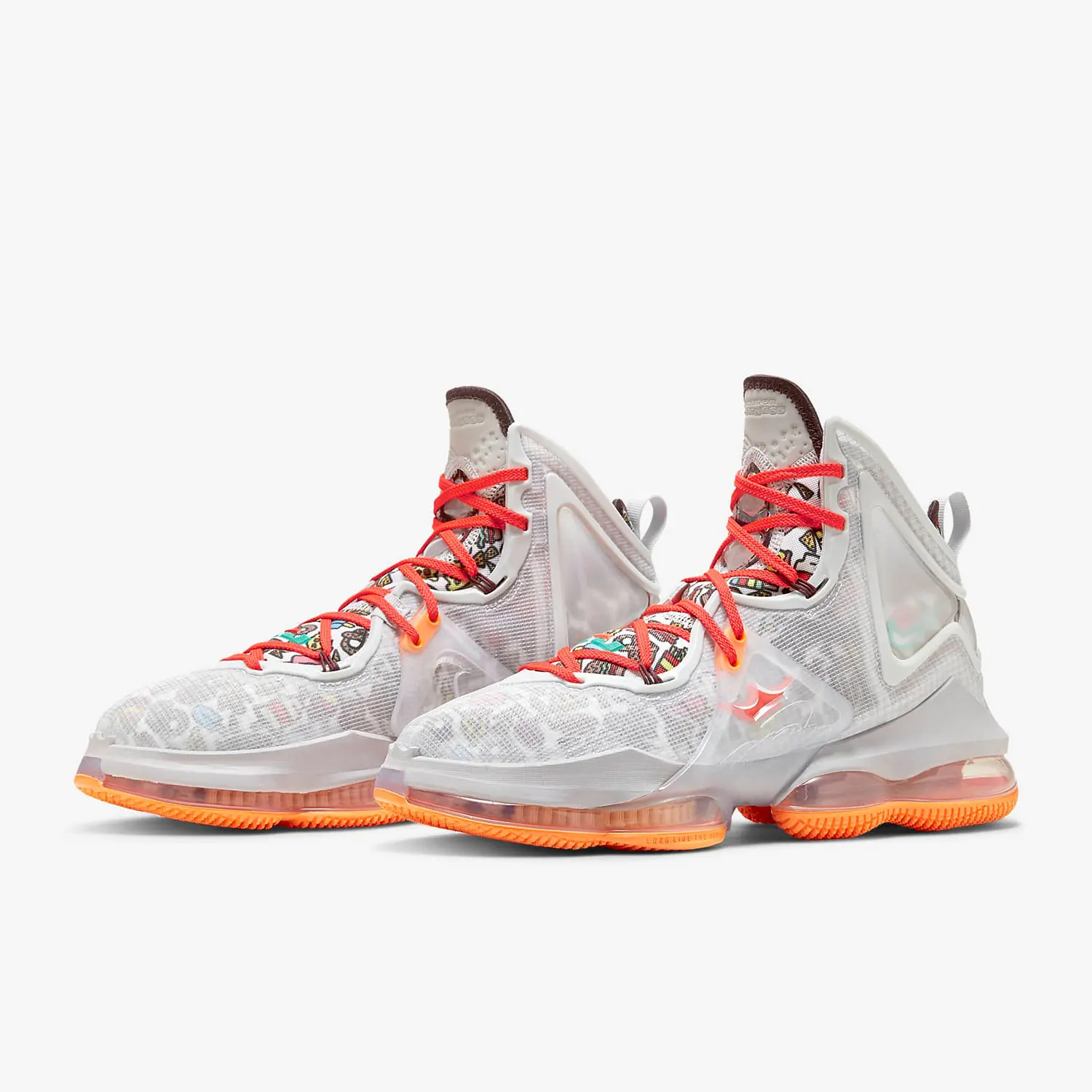 Оригинальные спортивные баскетбольные кроссовки Nike LEBRON XIX EP для мужчин и женщин, модель DC9341-001, для практичного использования.