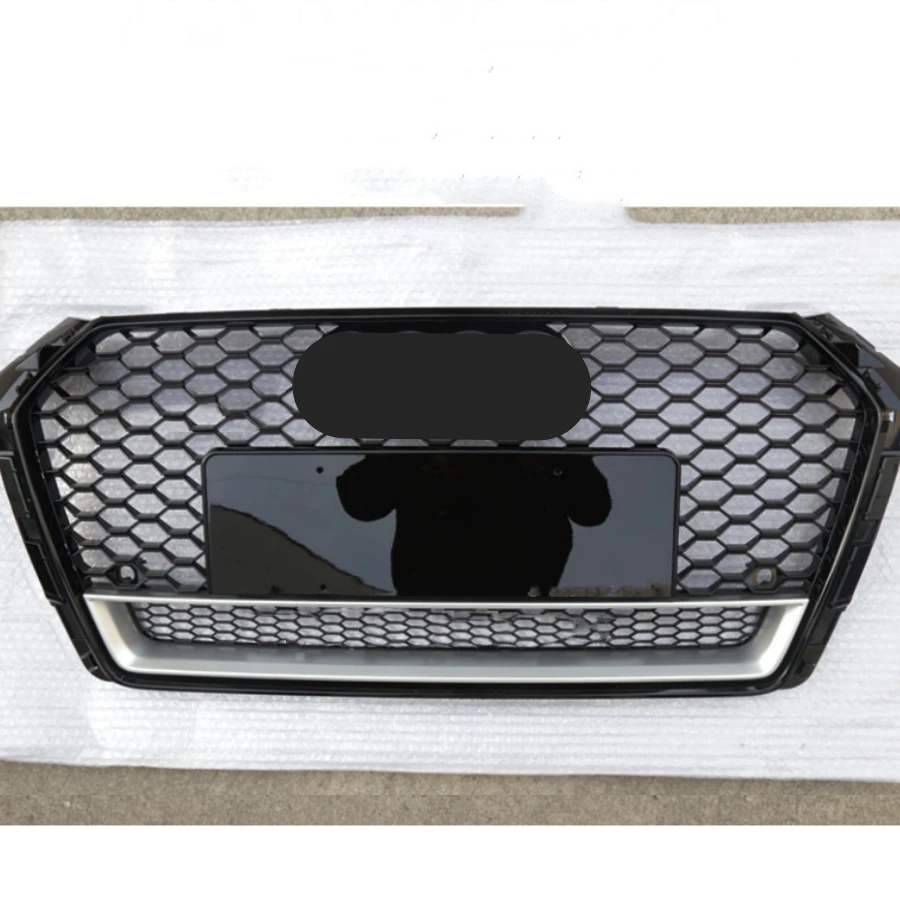 

Honeycomb Grill Mesh Front Hood Grille Bumper Grill for RS4 Grill for A4 B9 2017-2019 Upgrade for Quattro Style