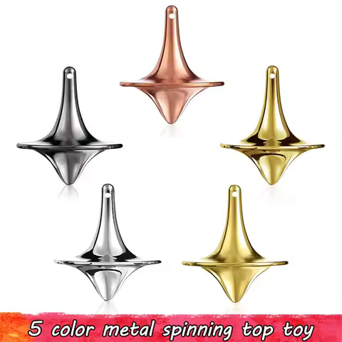 Funny Exquisite Gift No Resistance Magic Mini Spinning Top Gyroscope Gyro