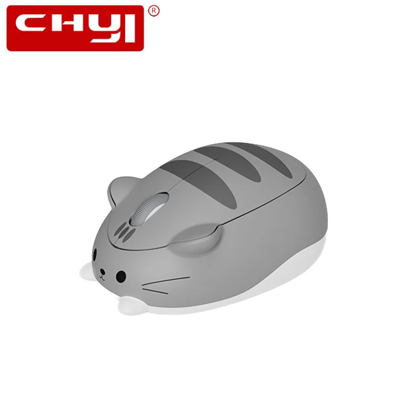 CHYI 2.4G Wireless Cute Mouse Cat Meow Creative Pink Cartoon Mause Ergonomic Mini 3D Optical Mouse For PC Laptop Kids Gift Girl