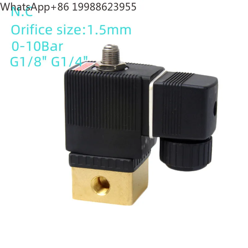 2 Position 3 Way Air Compressor Magnetic Valve 6014 Solenoid Valve G1/8 G1/4 24Vdc 110Vac 220Vac