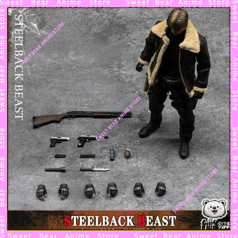 

In Stock PATRIOT STUDIO Leon Resident Evil Steelback Beast 1/12 Scale Action Figure Anime Model Trendy Toys Desktop Doll