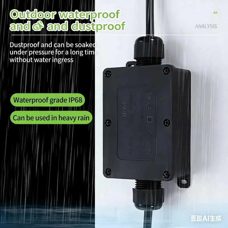 caixas-de-instrumentos-eletronicos-f1-caixa-de-juncao-a-prova-d'Agua-para-uso-externo-conector-a-prova-de-chuva-universal
