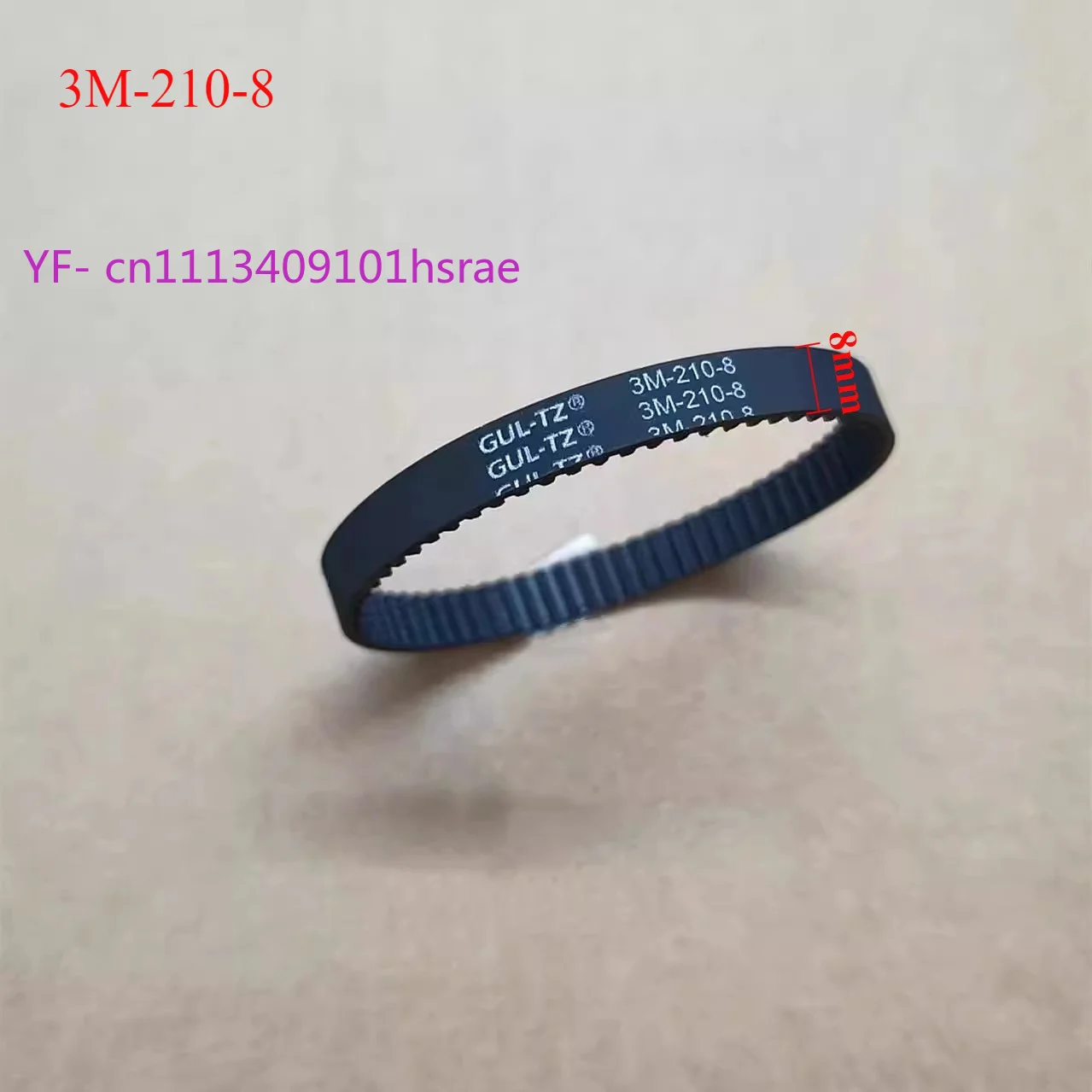 Replacement Timing Belt 3M‑210‑7/8, Rubber Brush Drive Belt For Floor Scrubber Washer High Elastic Transmission Spare Parts view 5