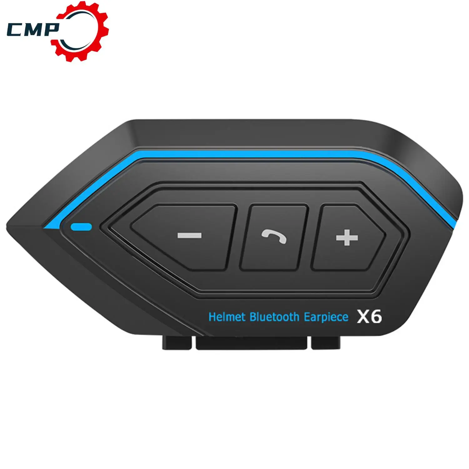 

1pc Softmax X6 Helmet Bluetooth Headset Motorcycle Helmet Headset Ip67 Waterproof Moto Helmet Headphones Battery Capacity 800ma