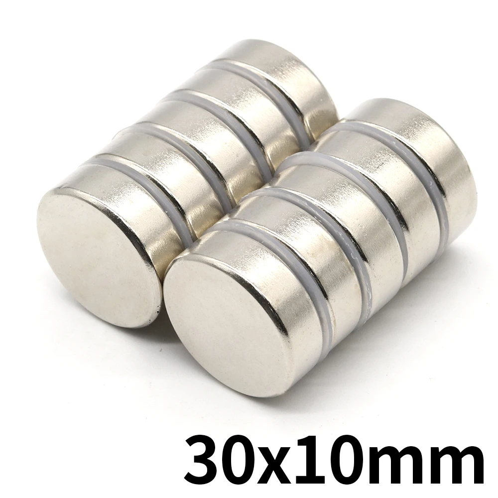 

Neodymium Magnet 30x10 Round NdFeB N35 Super Powerful imanes Permanent Magnetic Disc 30*10 1/2/3/5Pcs