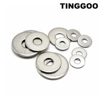 M2.5 M3 M3.5 M4 M5 M6 M8 M10 M12 M16 DIN9021 GB96 304 A2 Stainless Steel Extra Large Oversize Wide Plain Gasket Shim Flat Washer