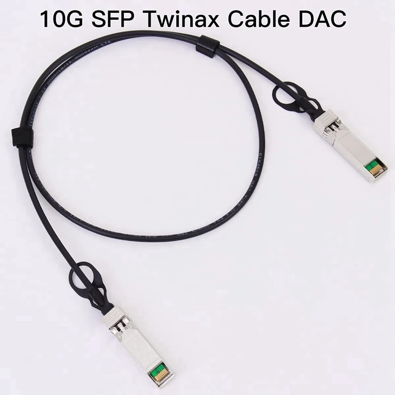 3X 10G SFP+ Twinax Cable, Direct Attach Copper(DAC) 10GBASE SFP Passive Cable For SFP-H10GB-CU1M,Ubiquiti,D-Link(0.5M)