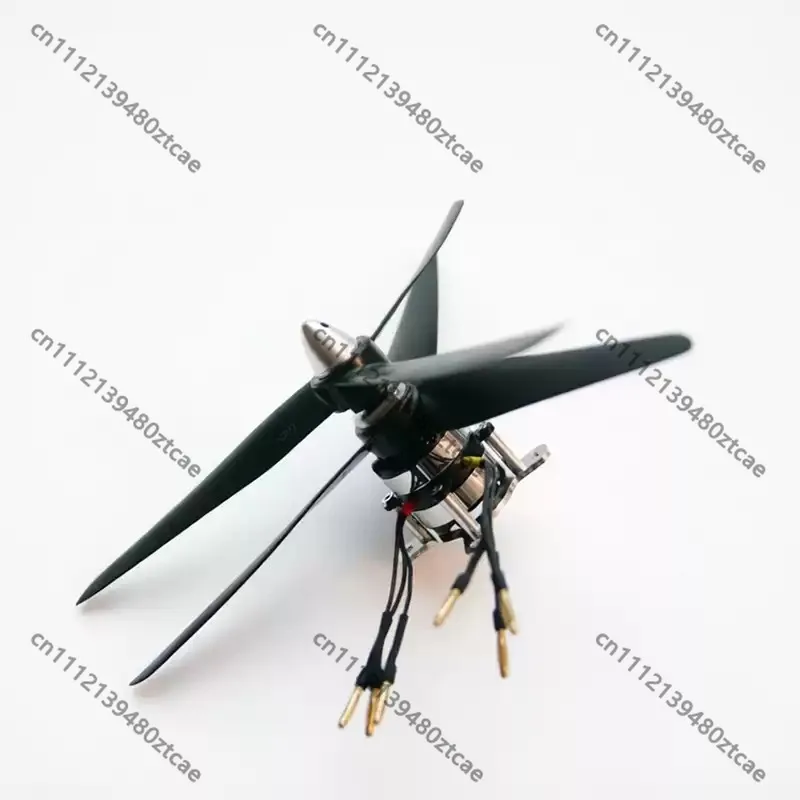 Counter Rotating Motor No Torque Reaction for F3P Aerobatic RC Plane, Comes with Twin Propellers DIY RC Model Parts
