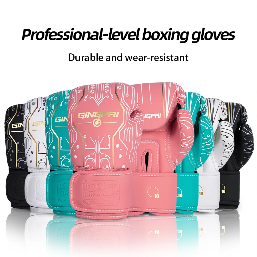 

8/10/12/14/16oz Women/Men Boxing Gloves Sanda Sparring Muay Thai MMA Karate Punch Training Mitts Kickboxing Training Gloves