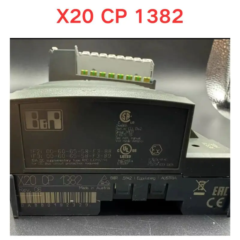 Used OEM disassembled partsX20CP1382  Programming control module Functional test OK