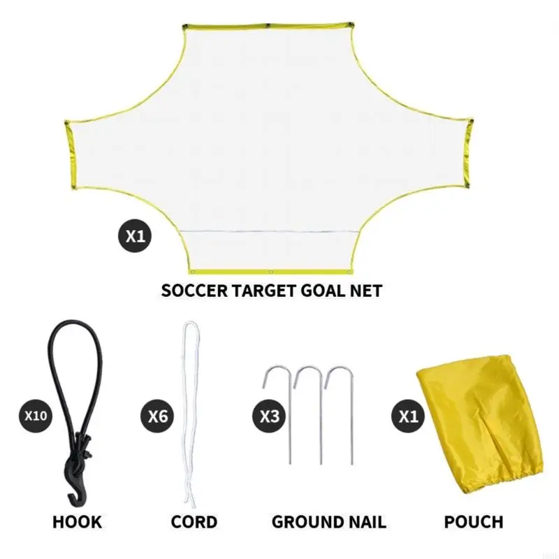 

K8GE Soccer Goal Targets Net Football Training Practice Targets Net